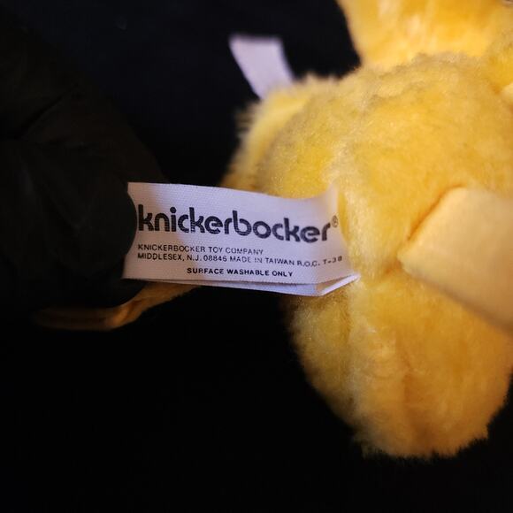 1972 Knickerbocker Toy Plush Woodstock 5" Peanuts Snoopy Bird Stuffed Animal - Picture 3 of 7